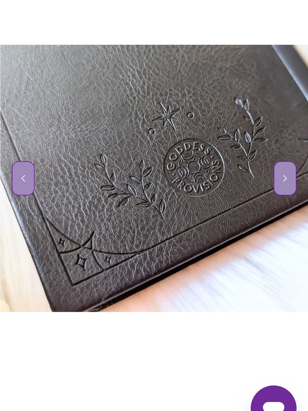 Goddess Provisions Mystical Musings Divination Diary NWT gift whimsigoth witch - Picture 6 of 11